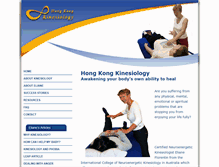 Tablet Screenshot of hkkinesiology.com